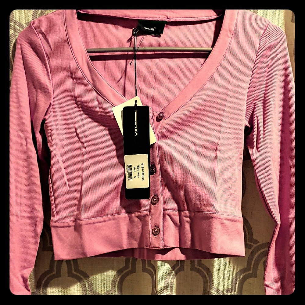 NWT Casall Lilac Rose Sz S Lilac Rose half shirt